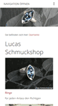 Mobile Screenshot of goldschmiede.lucas-schmuck.de